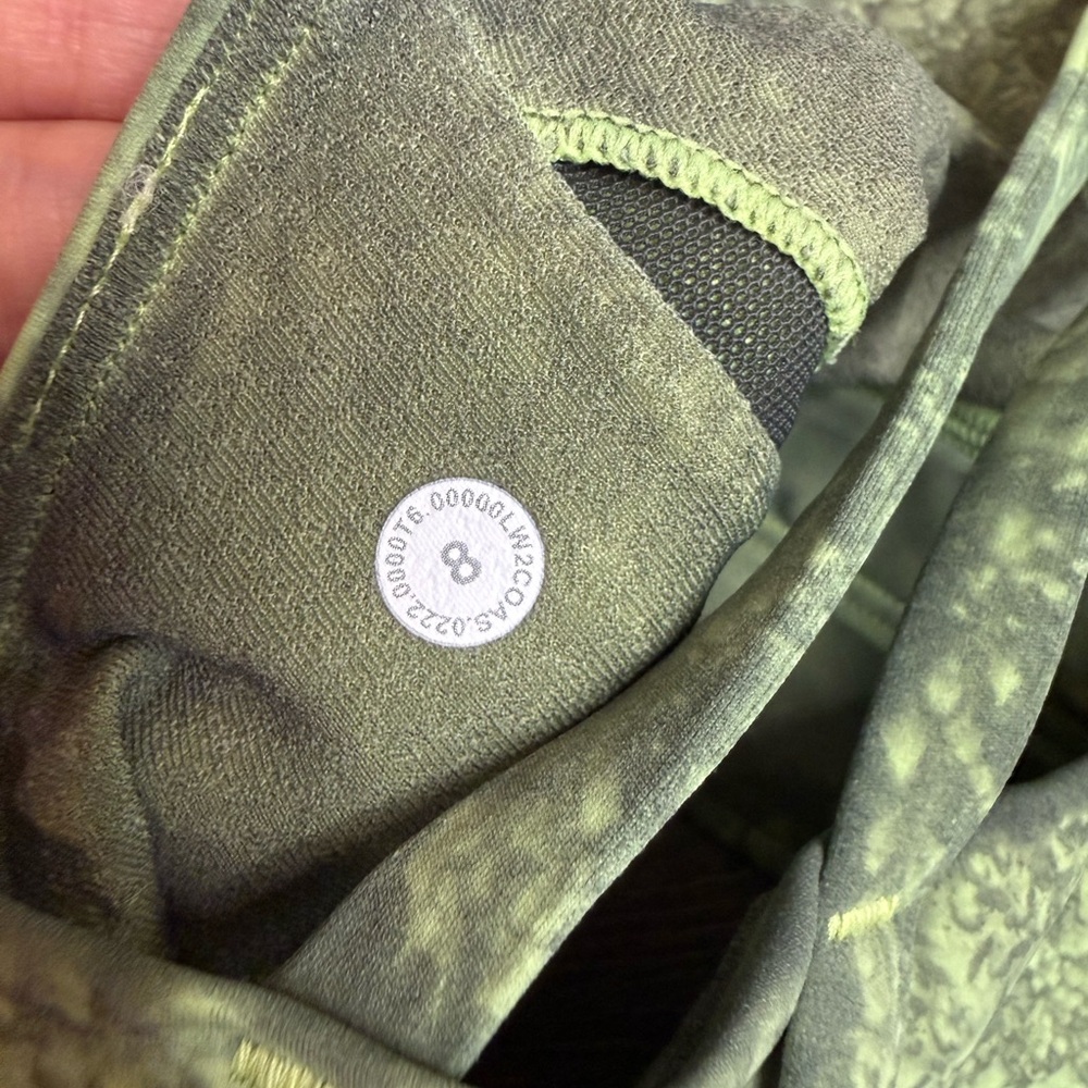 Lululemon Energy Longline Bra B–D Cups Nulux City Grit Green Size 8 - Picture 5 of 8
